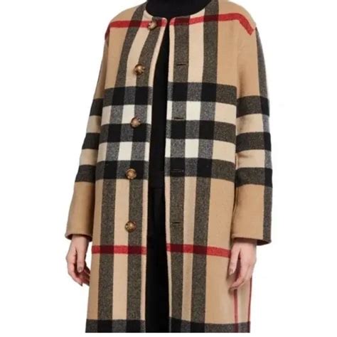 burberry tisbury coat|burberry reversible check wool.